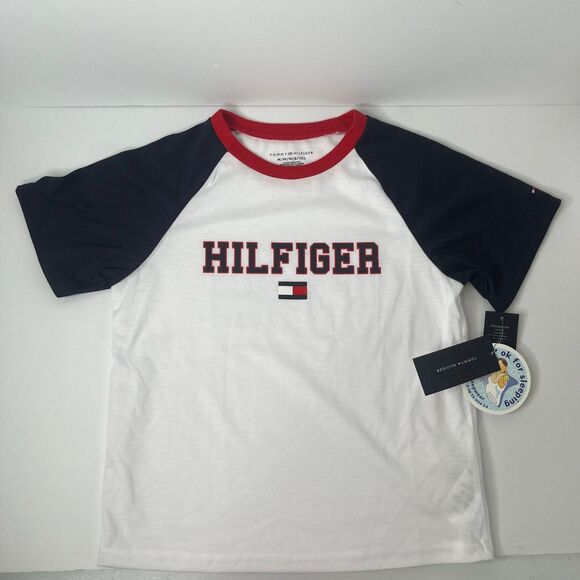 NWT Boys Classic Logo Tommy Hilfiger Pajamas Set Size 8/10 #362 - Picture 2 of 10